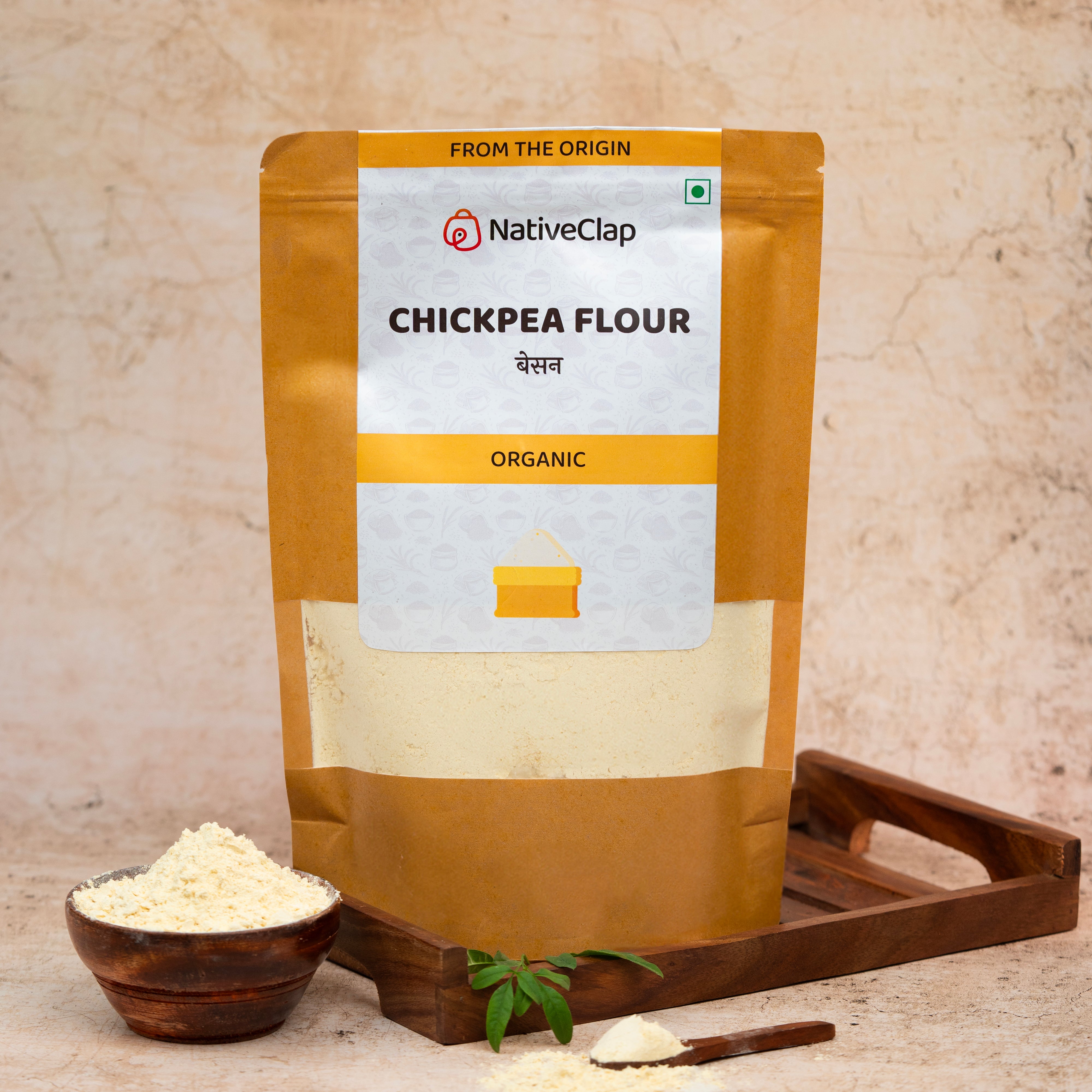 Organic Chickpea Flour Besan 1Kg NativeClap