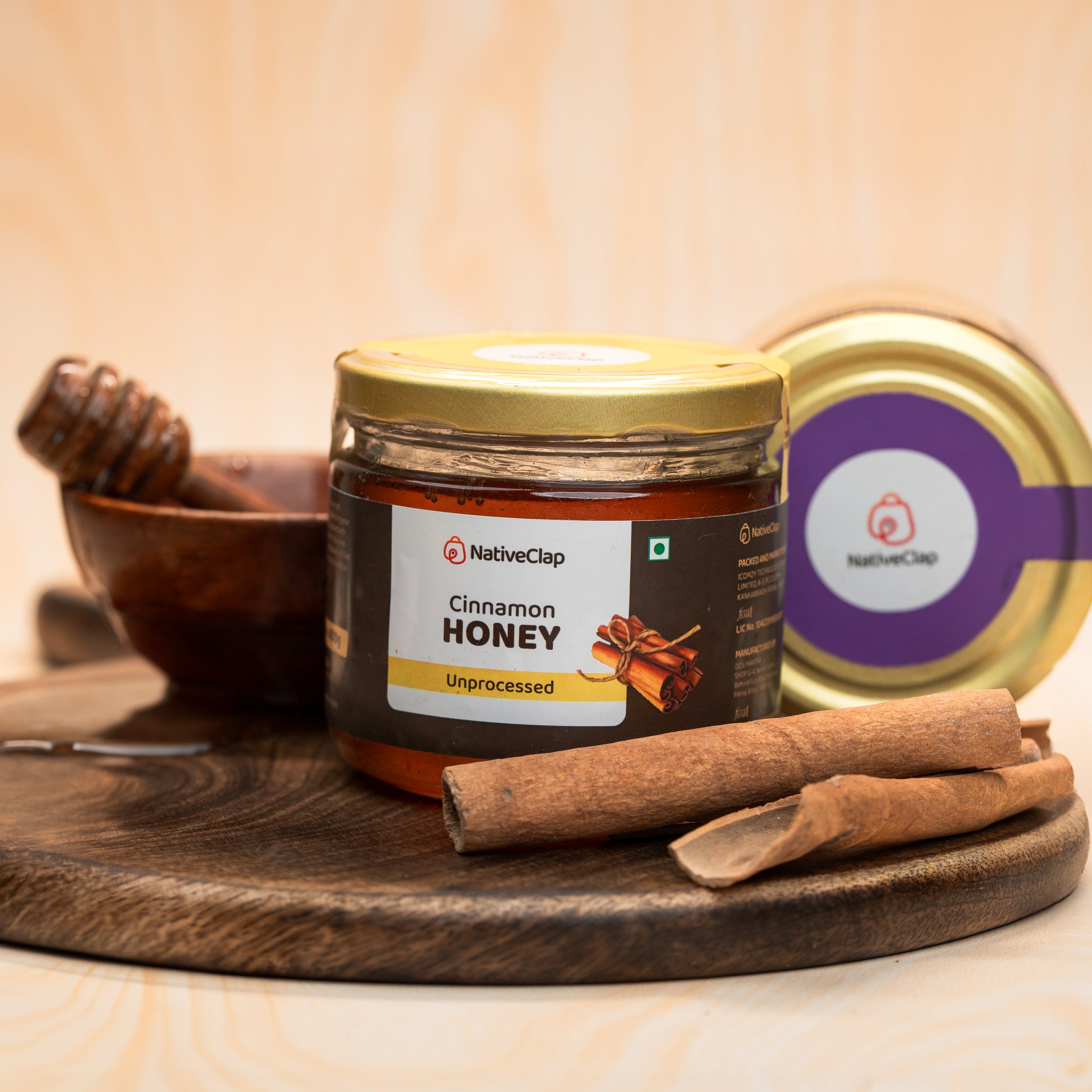 Cinnamon Honey - Raw & Natural