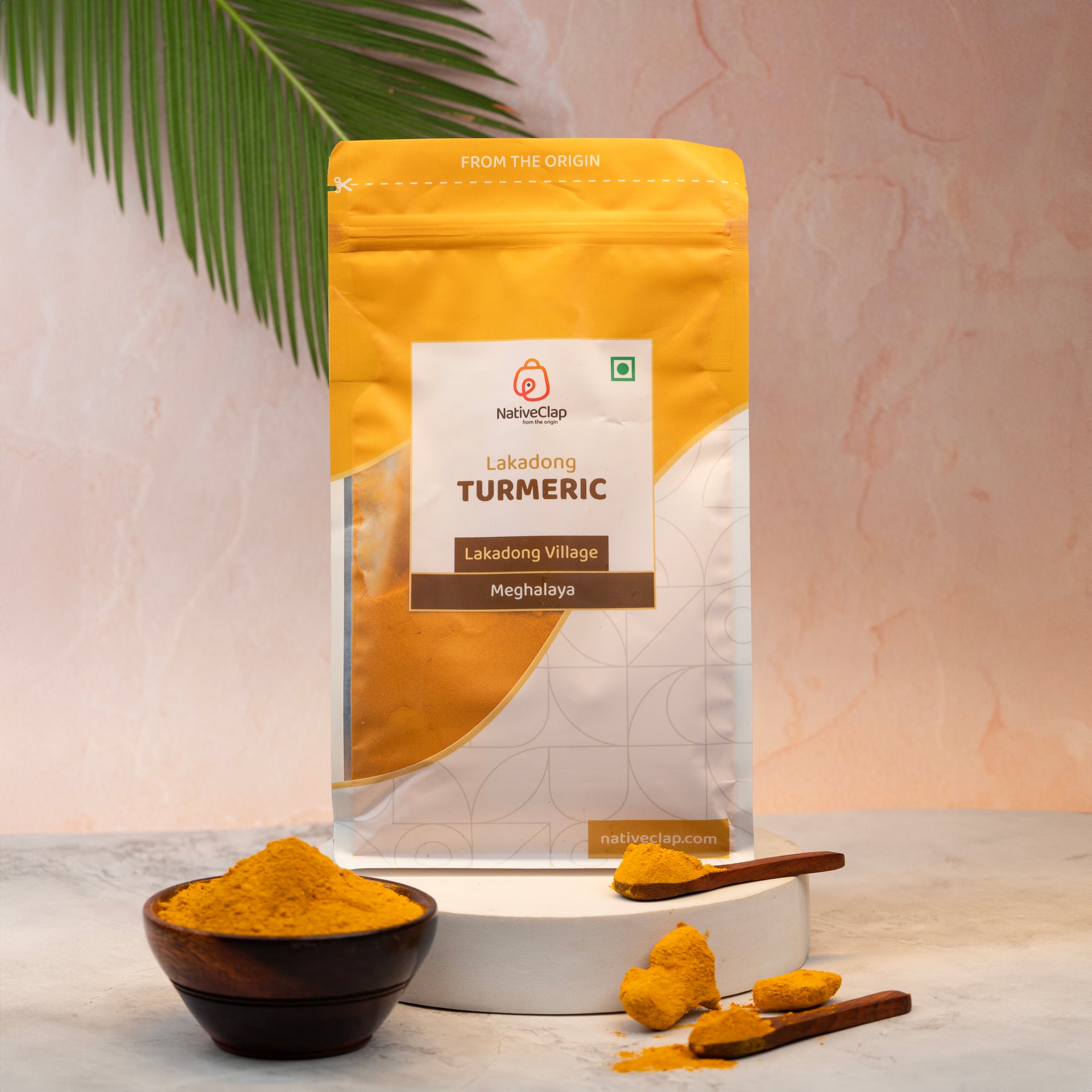 Lakadong Turmeric Powder (400gm) – NativeClap